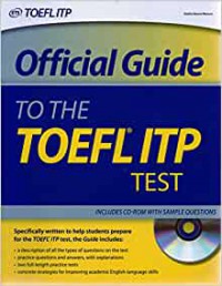 Image of Official guide to the Toefl ITP test