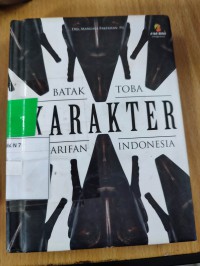 Image of kearifan Indonesia : Batak tobaKarakter