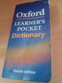 Image of Oxford:learners pocket dictionary