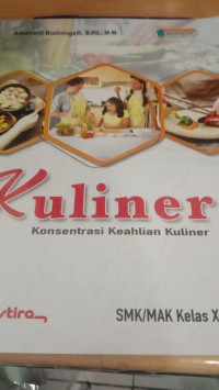 Image of Kuliner:konsentrasi keahlian kuliner smk/mak kelas x kurikulum merdeka