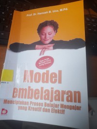 Image of Model pembelajaran :menciptakan PBM yang kreatif dan efektif